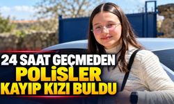 24 saat geçmeden polisler kayıp kızı buldu