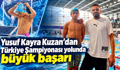 Aksaraylı yüzücüden Türkiye Şampiyonası müjdesi!