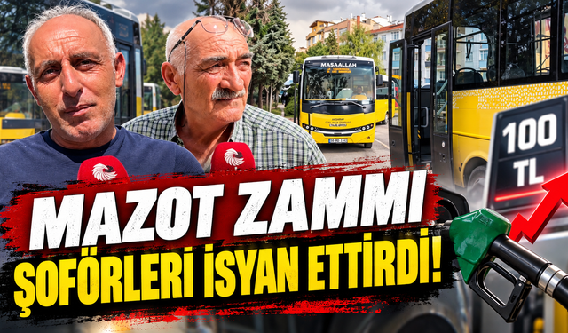 Mazot zammı şoförleri isyan ettirdi!