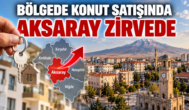Bölgede konut satışında Aksaray zirvede