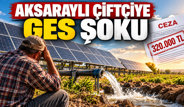 Aksaraylı çiftçiye GES şoku