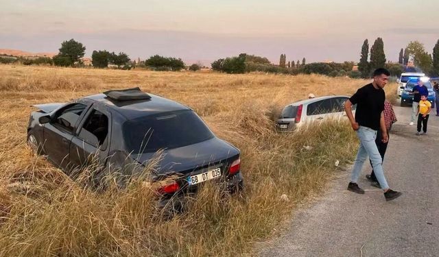 Kavşakta dikkatsizlik kaza getirdi