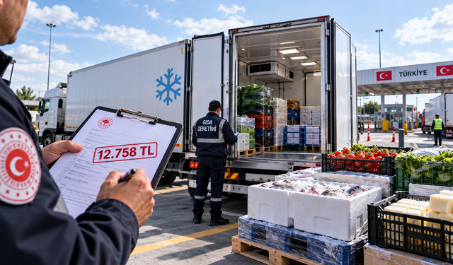 Bozulabilir gıda taşımacılığında idari para cezaları 12 bin 758 TL oldu