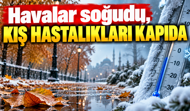 Havalar soğudu, kış hastalıkları kapıda