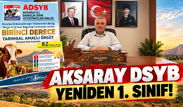 Aksaray DSYB yeniden 1. sınıf!