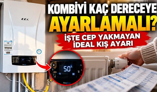 Kombiyi kaç dereceye ayarlamalı? İşte cep yakmayan ideal kış ayarı