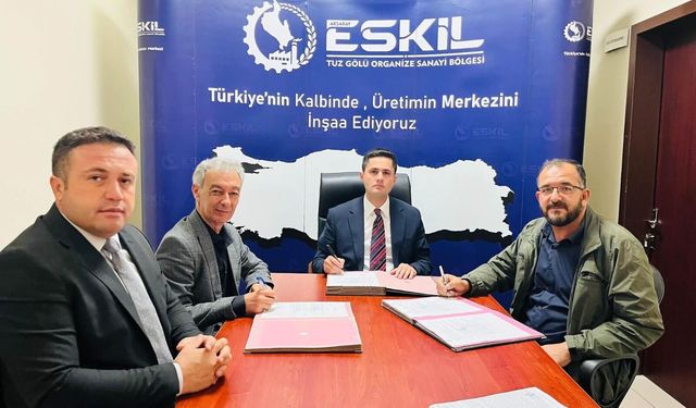 Eskil OSB’de yeni yatırımların önünü açacak imza!