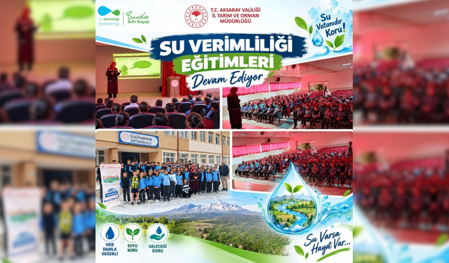Minikler suyun değeri daha iyi anladı