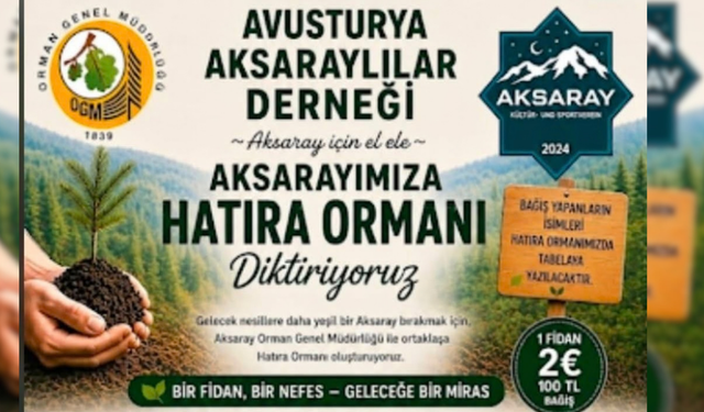 Gurbetten Memlekete Yeşil Miras!