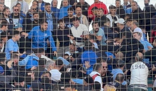 Dağılgan’da Adana Demirspor tribünleri karıştı: 1 yaralı, 1 gözaltı!