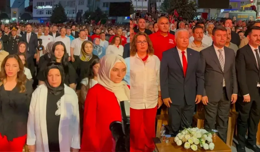"15 Temmuz’u unutmayacağız, kararlılığımızdan asla vazgeçmeyeceğiz” 