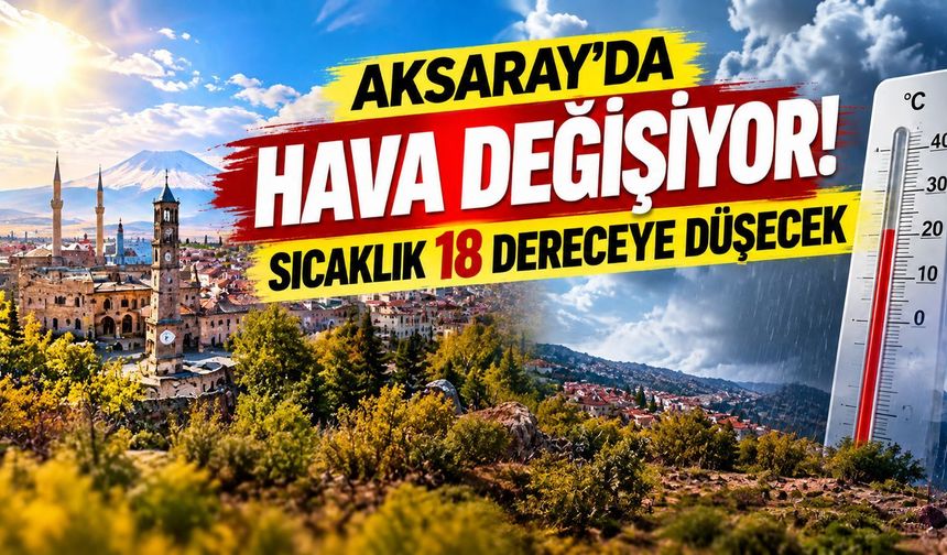 Bu hafta Aksaray’da hava bir anda değişecek!