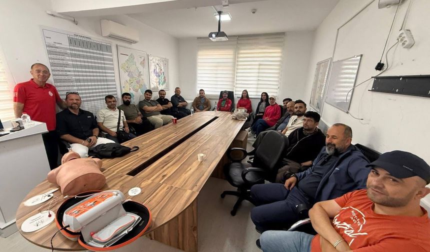 AFAD gönüllülerine ilk yardım eğitimi