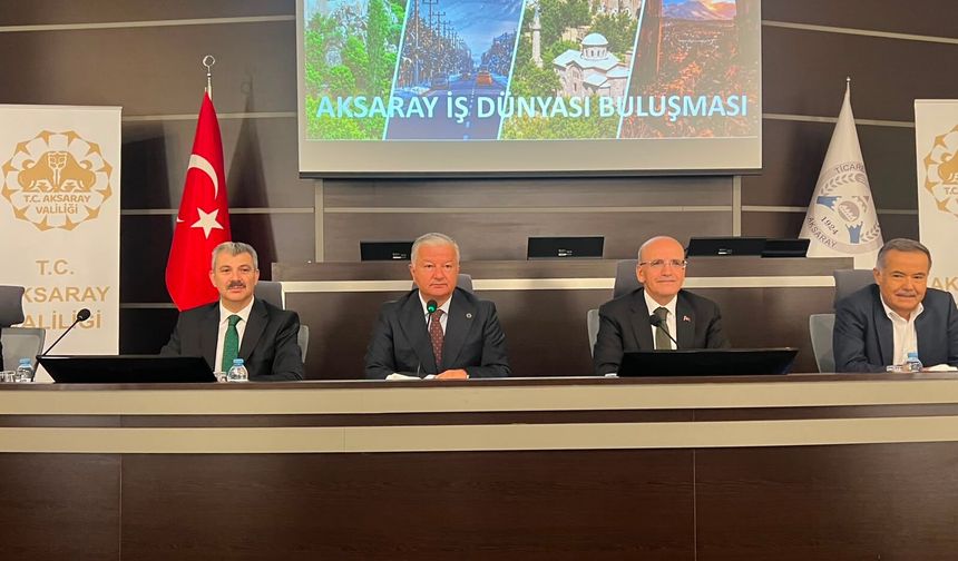 Bakan Şimşek ATSO’da iş dünyasını dinledi