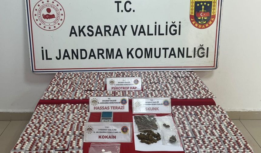 Mersin’den Aksaray’a uzanan uyuşturucu ağına darbe!