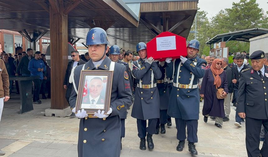 Jandarma Astsubay İbrahim Ay Son Yolculuğuna Uğurlandı