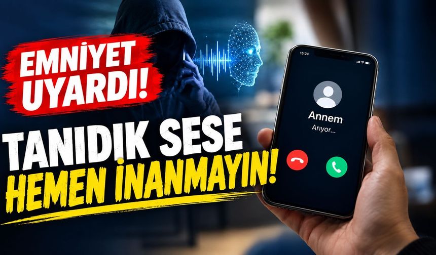 Telefondaki sese sakın aldanmayın!