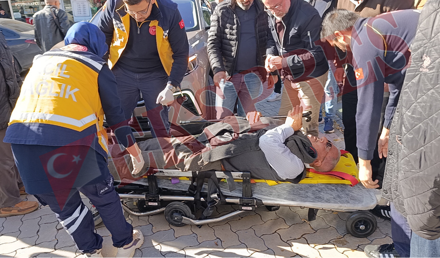 Tansiyonu düşen yaşlı adam yolda yığıldı