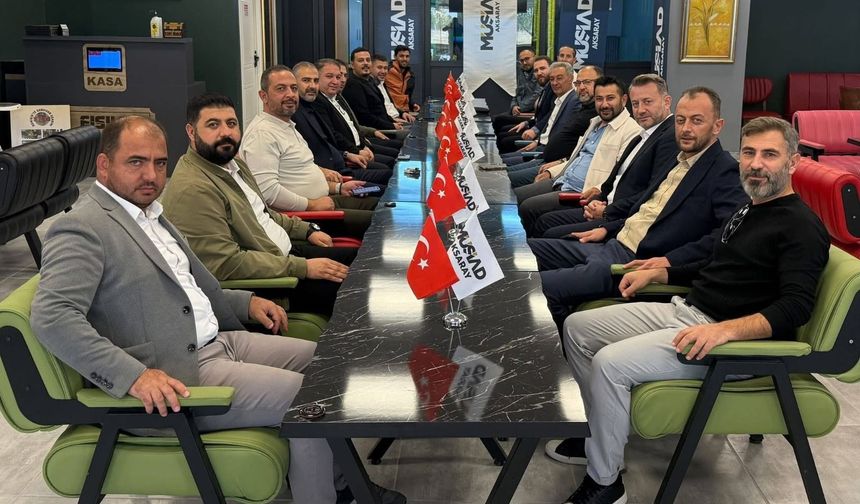 Başkan Zavlak, MÜSİAD heyetini ağırladı