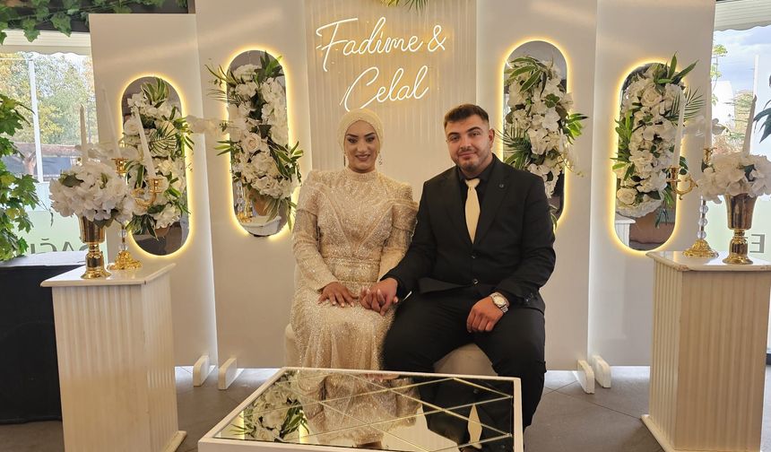 Celal ve Fadime mutluluğa ilk adımı attı