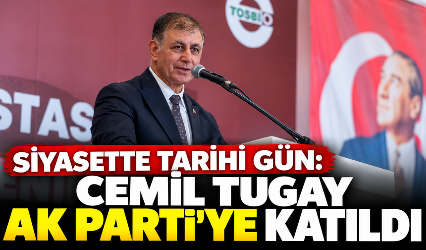 Siyasette tarihi gün: Cemil Tugay AK Parti’ye katıldı, rozeti Erdoğan taktı!