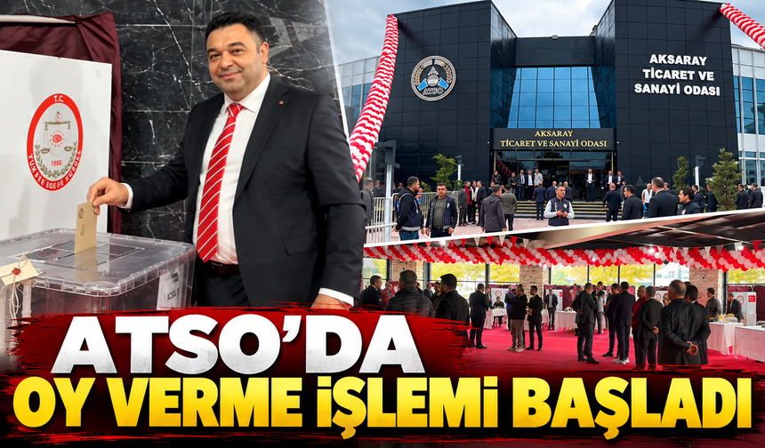 ATSO’da oy verme işlemi başladı