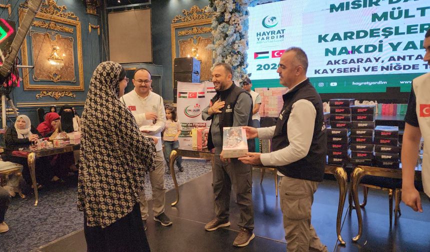 Aksaray'dan Filistin'e uzanan vicdan köprüsü