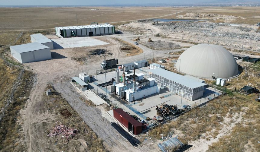 Aksaray’da çöp elektriğe dönüşüyor!