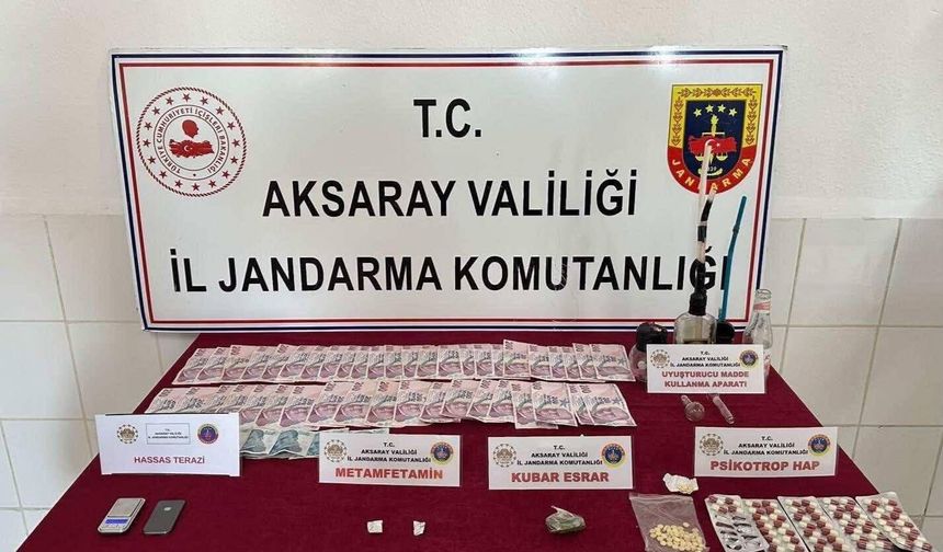 Konya’dan Aksaray’a uzanan uyuşturucu ağına darbe!