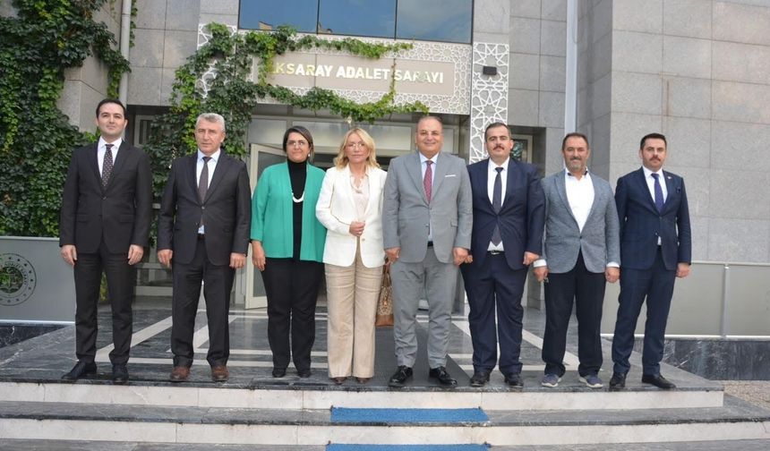 HSK'dan Aksaray Adliyesi'ne kritik ziyaret