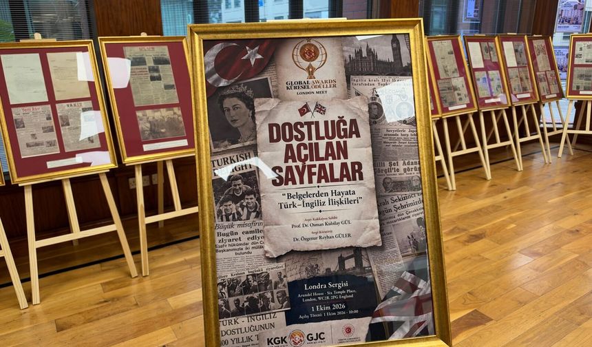 KGK sergisi Yunus Emre Londra merkezinde açıldı