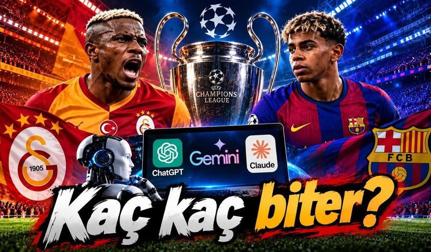Yapay zekâ Galatasaray-Barcelona skorunu tahmin etti!