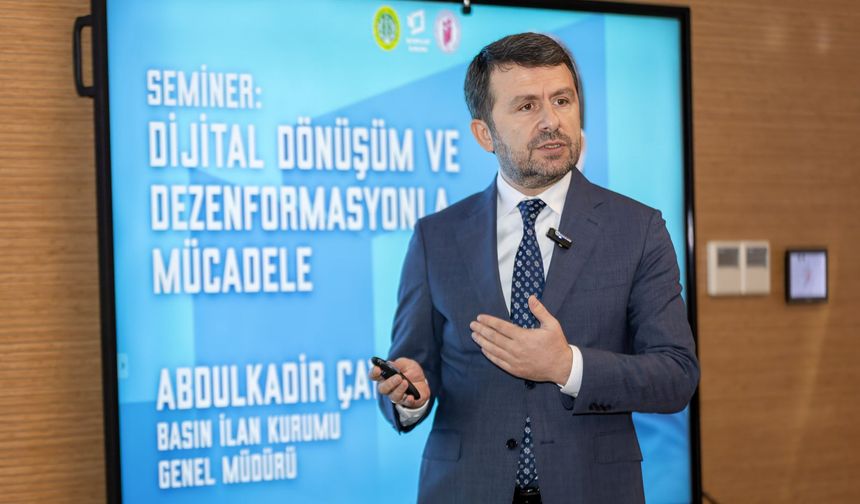 BİK Genel Müdürü Çay: Teyit edemediğiniz haber gerçek değildir!