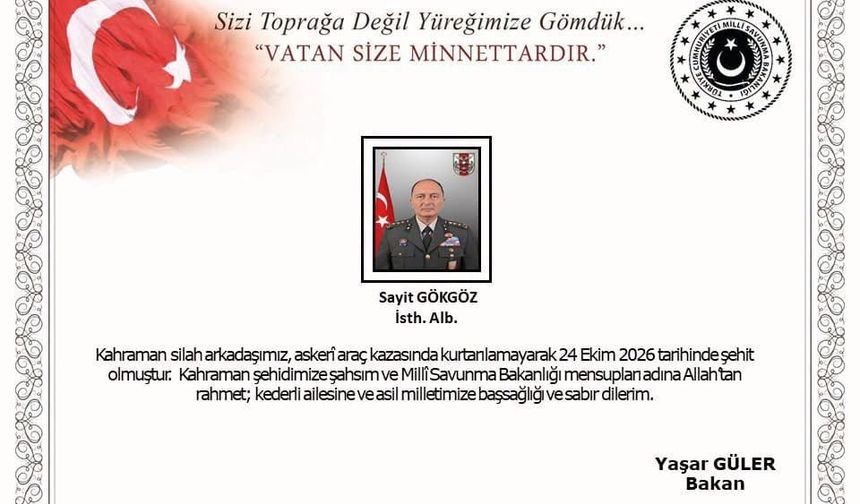 Başkentten acı haber geldi