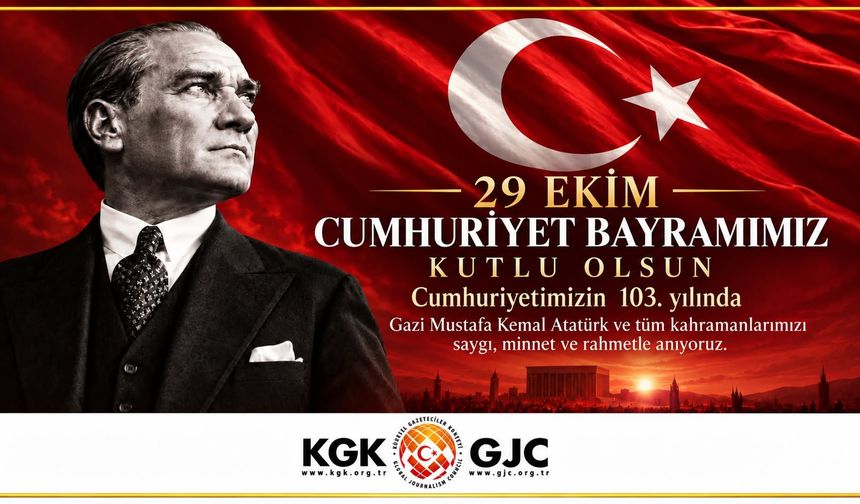 KGK: 103 yıllık Cumhuriyetimiz basın özgürlüğünün teminatıdır