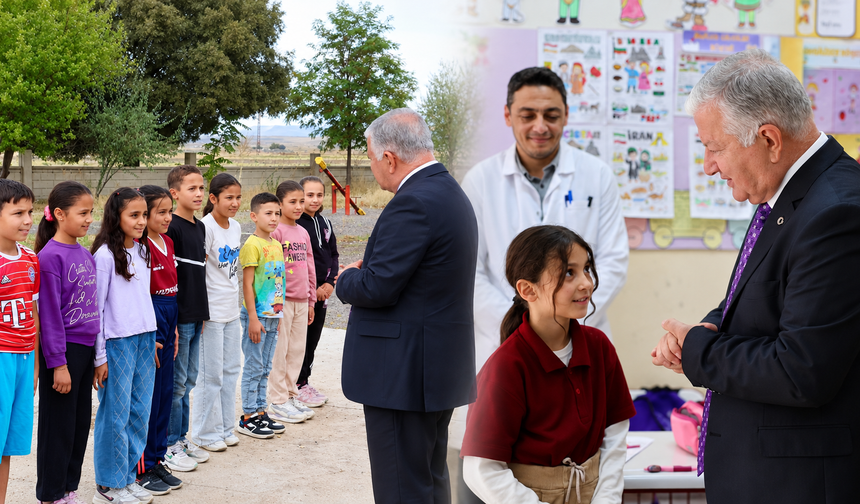 Köy okuluna Vali Duru’dan ziyaret