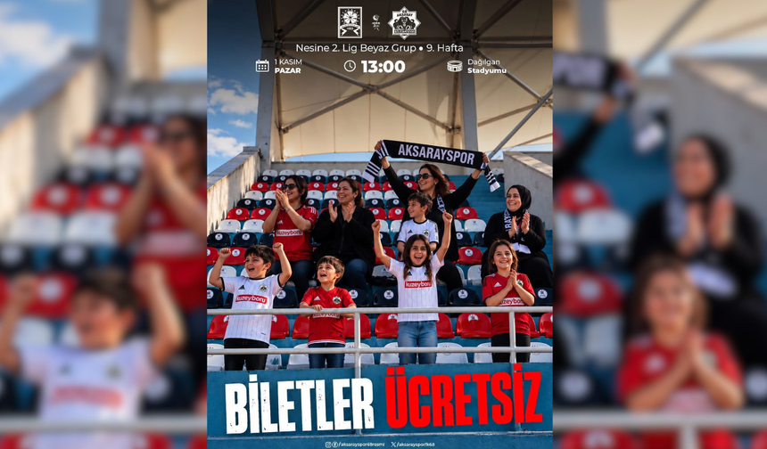 Aksarayspor’dan kadın ve çocuklara büyük jest!