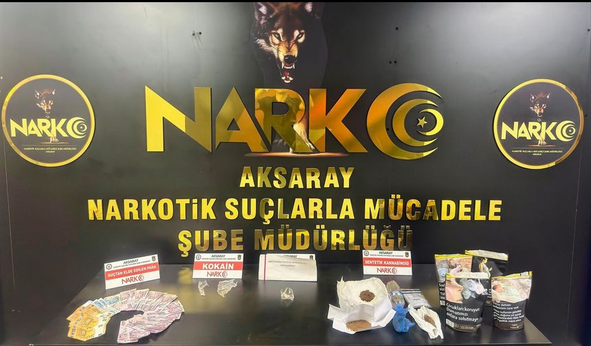 Aksaray’da narkotik yine iş başında!