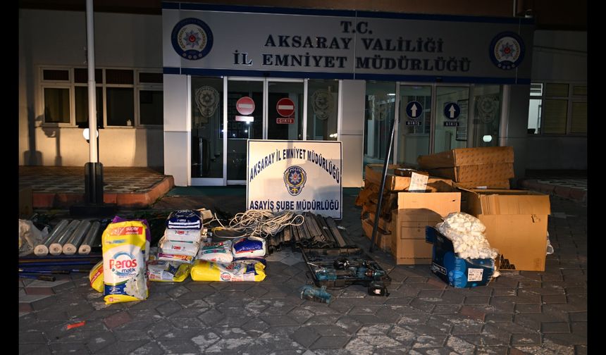 Tırları ve inşaatları soyan hırsız enselendi!