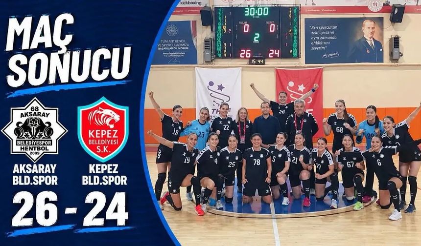 Aksaray Belediyespor Hentbolda Durdurulamıyor: 2'de 2!